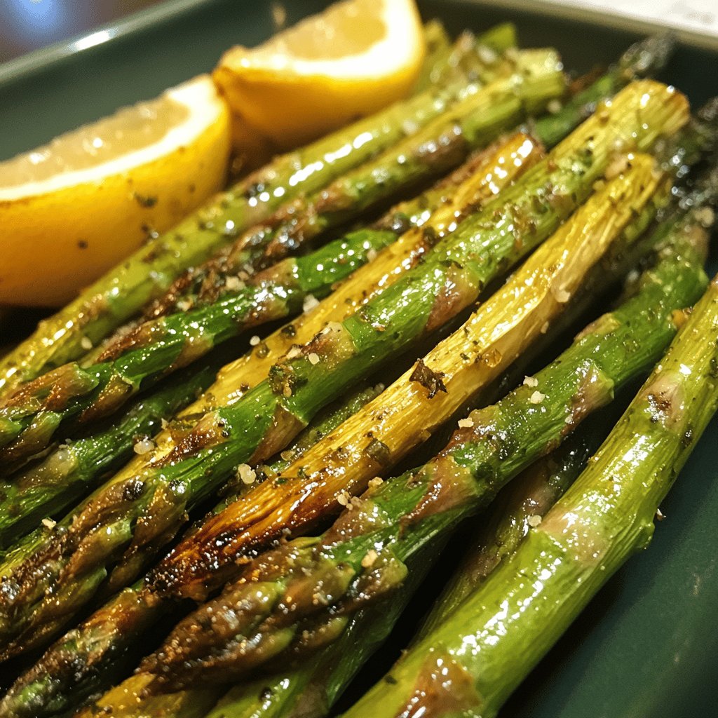 Air Fryer Roasted Asparagus