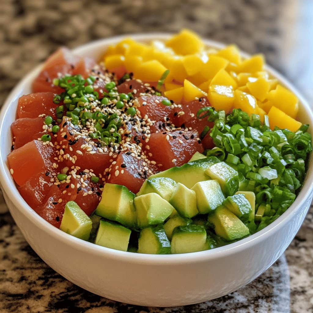 Ahi Tuna Poke Bowl