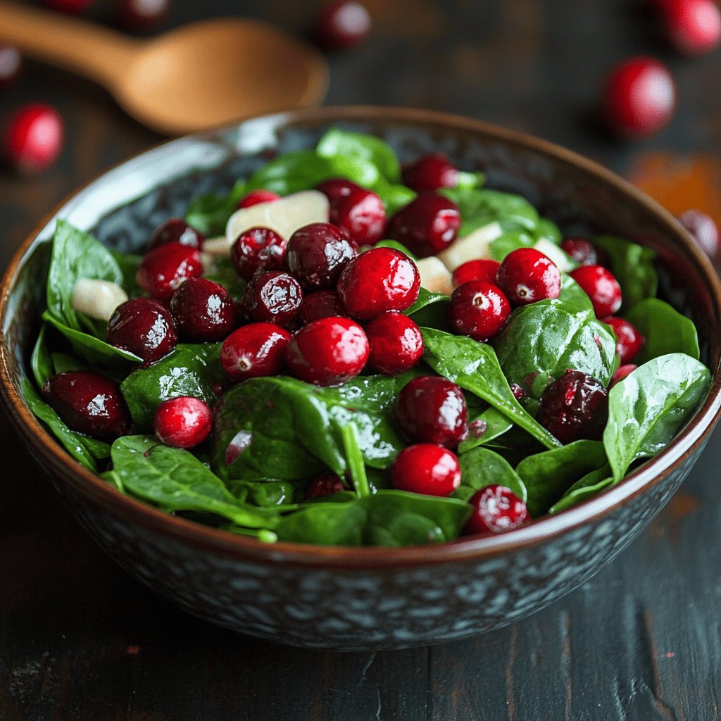 Cranberry Spinach Salad