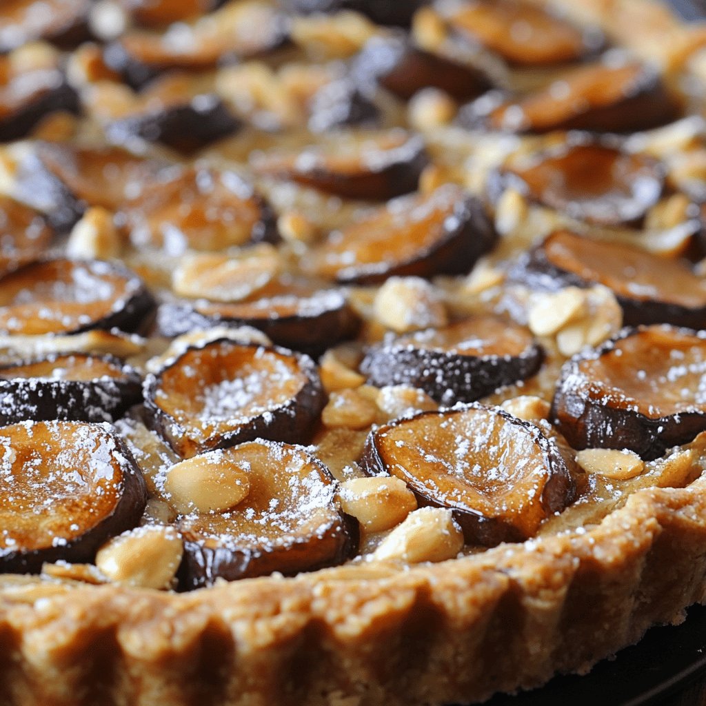 Tarte aux figues et amandes