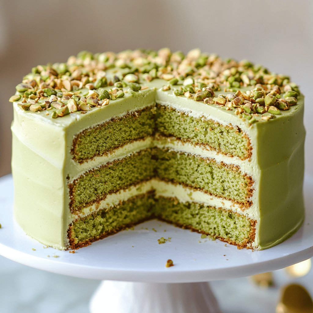 Delicious Pistachio Cake