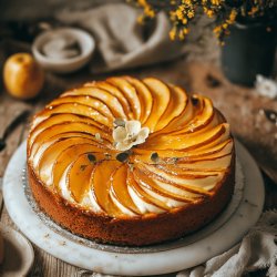 Gâteau au yaourt et pommes golden