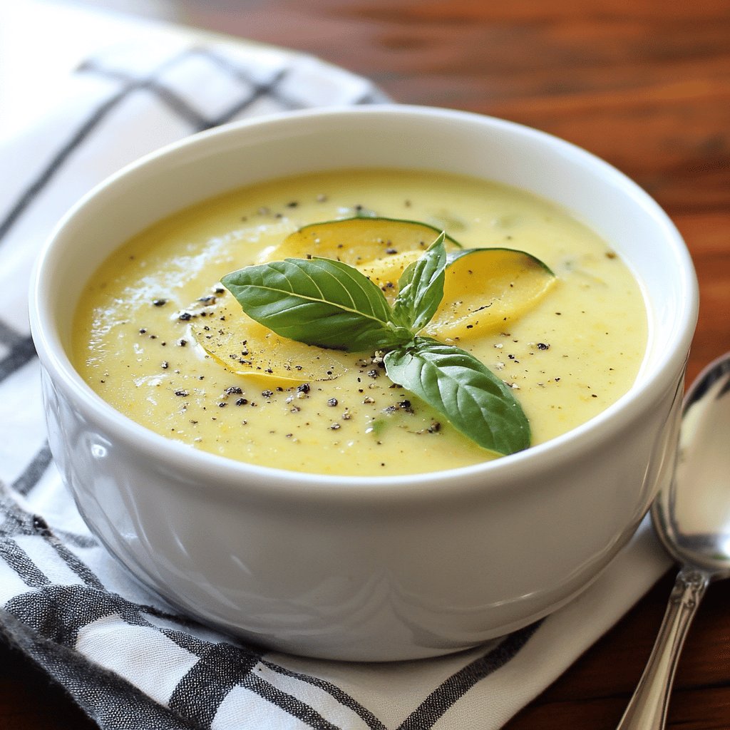 Creamy Summer Squash Soup