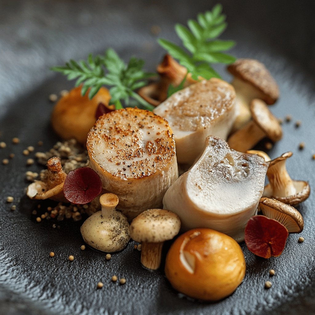 Jarret de veau aux champignons