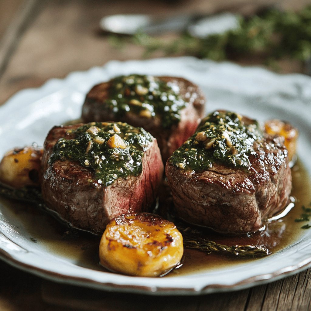 Filet de bœuf en persillade