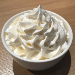 Crème fouettée chantilly salée ou sucrée