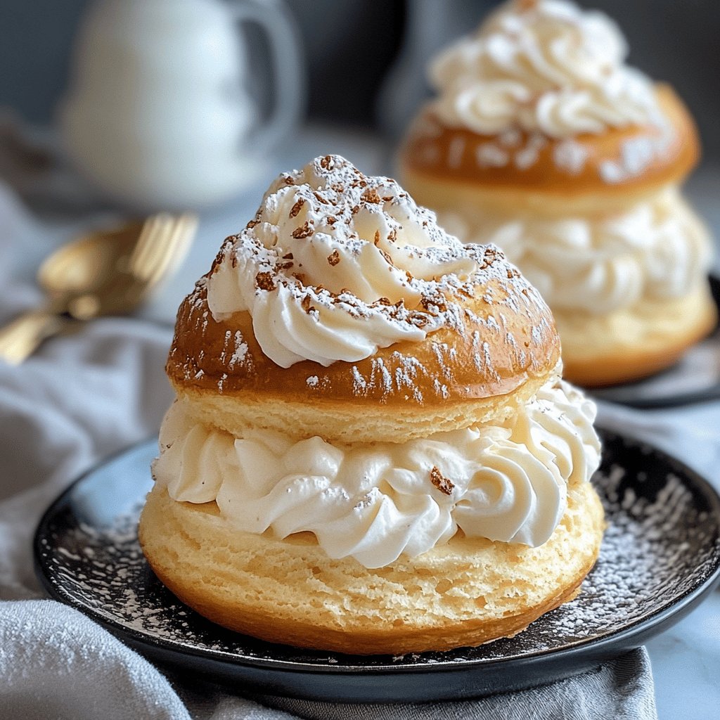 Choux à la crème maison