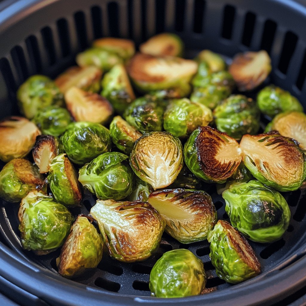 Easy Air Fryer Brussels Sprouts