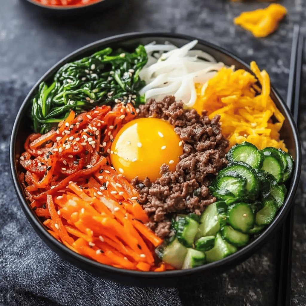 Bibimbap coréen authentique