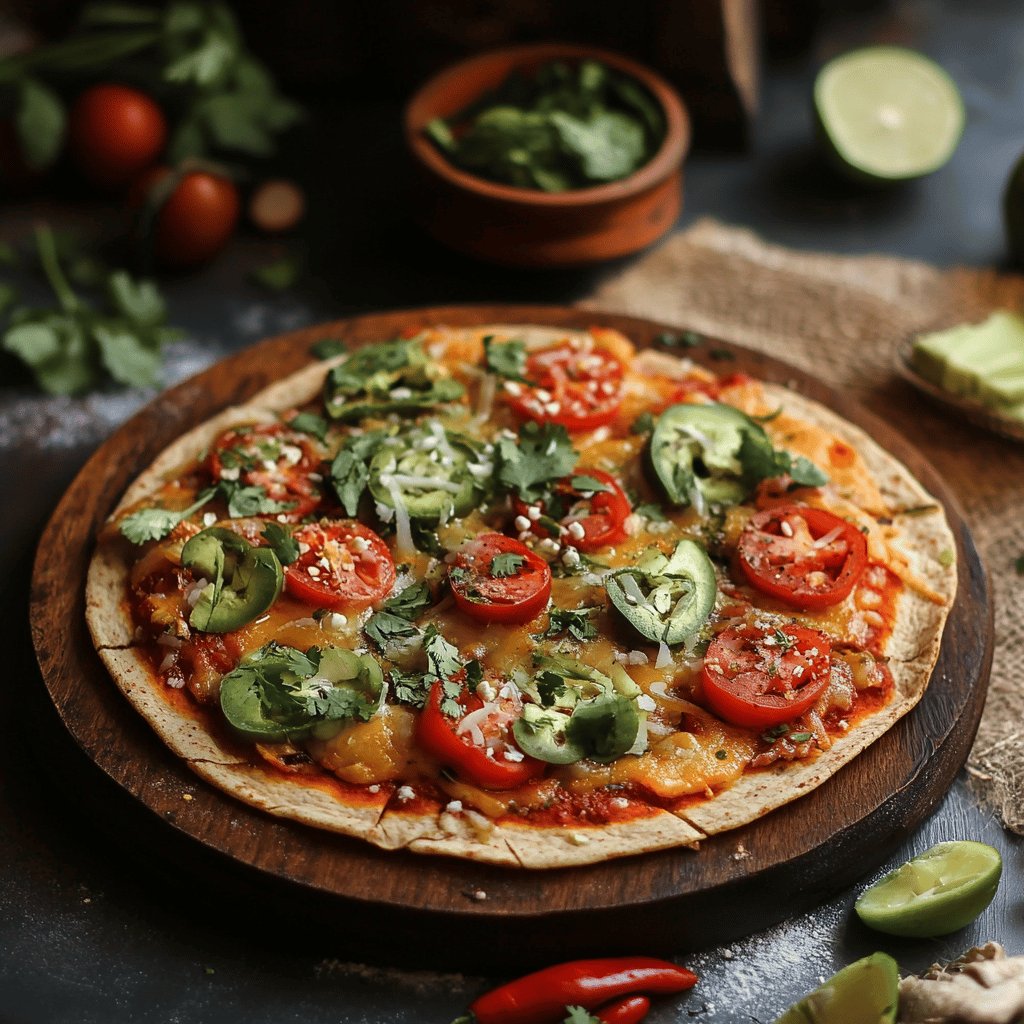 Delicious Mexican Pizza