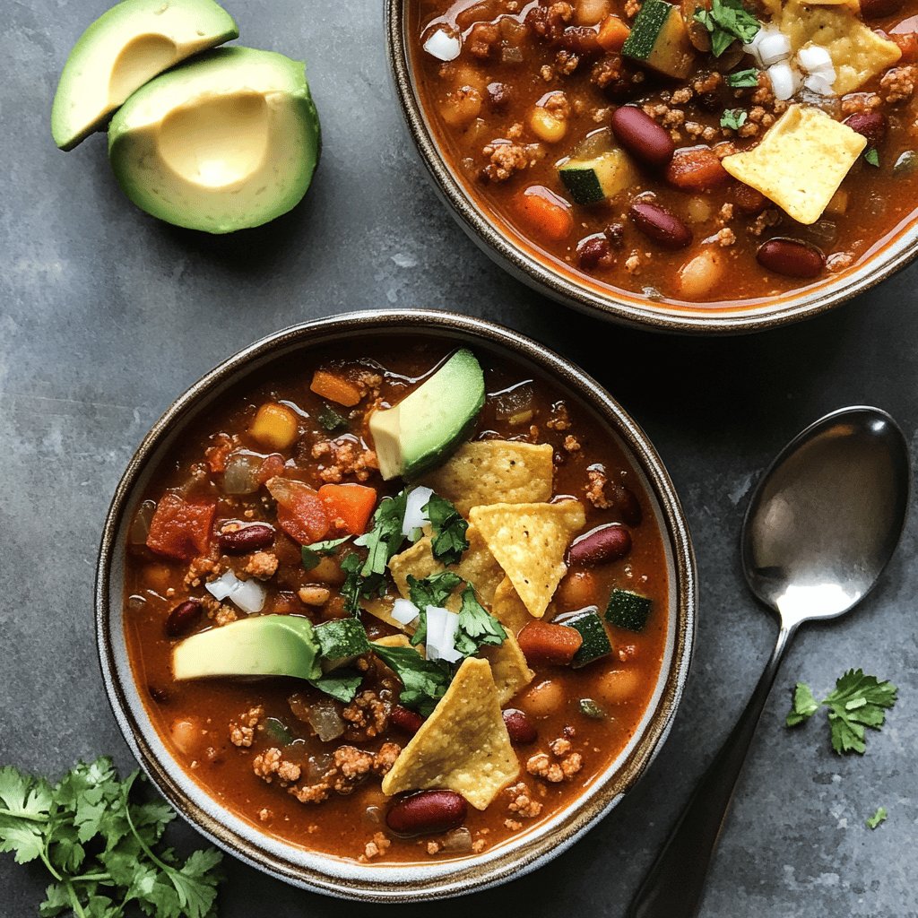 Quick and Easy Veggie Chili