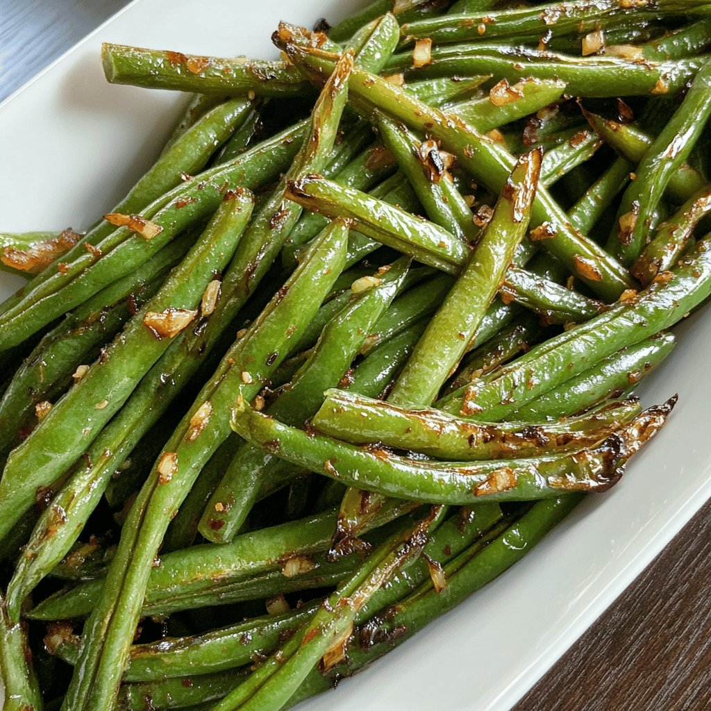 Simple Roasted Green Beans