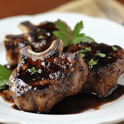 Lamb Chops with Balsamic Glaze