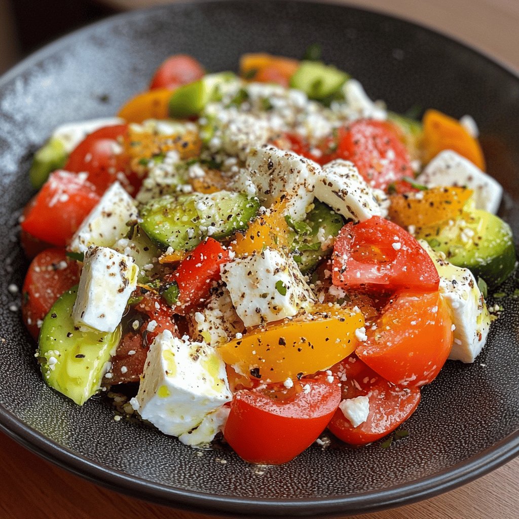 Salade de Dakos crétois