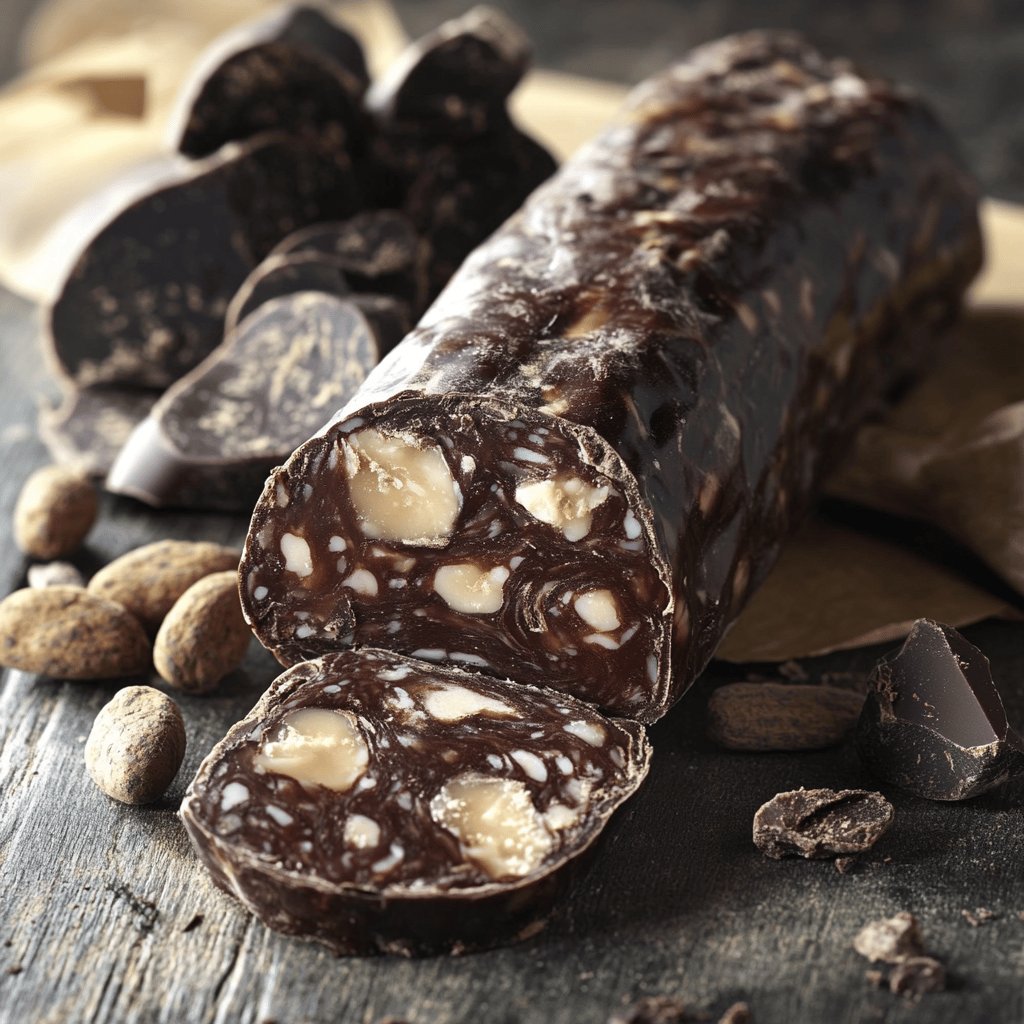 Saucisson au chocolat gourmand