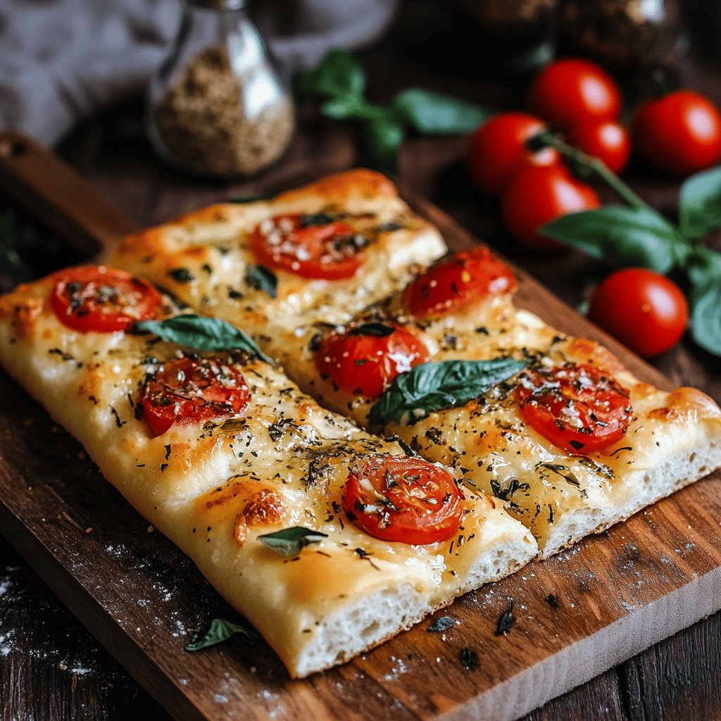 Focaccia aux tomates