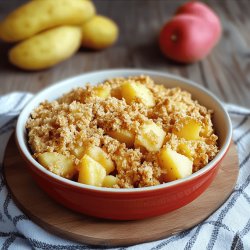 Crumble aux pommes maison