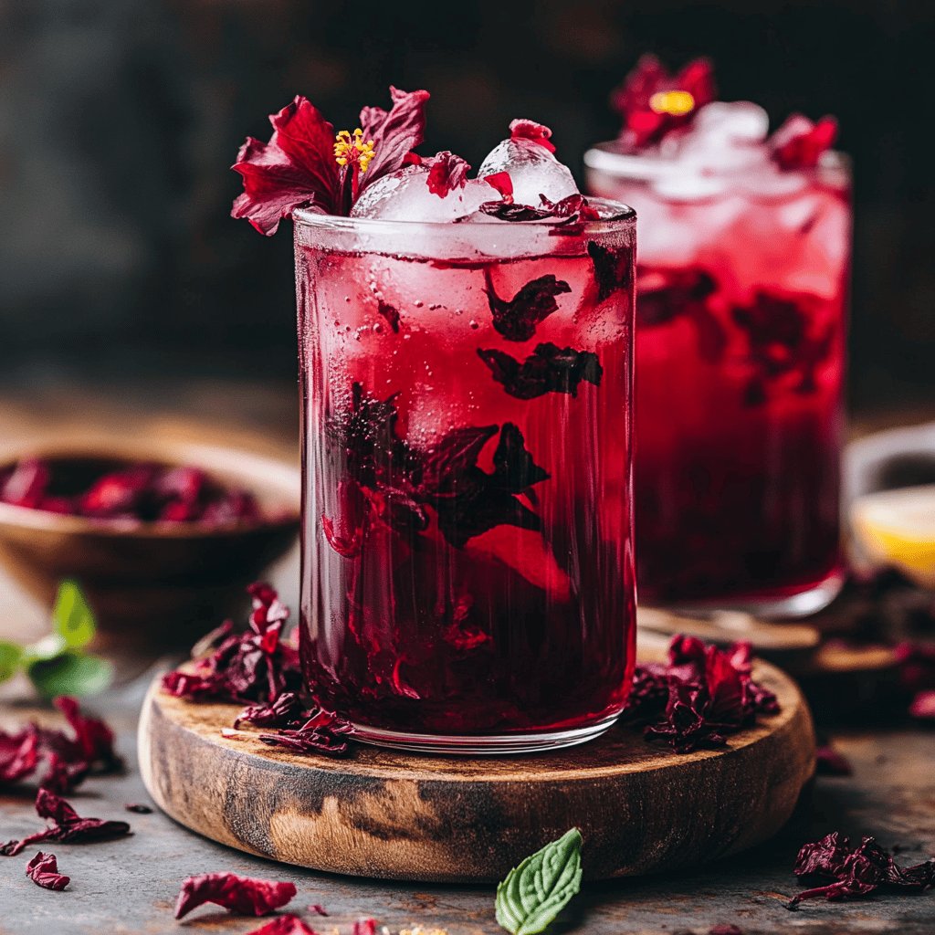 Iced Hibiscus Tea