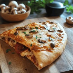 Pizza Calzone jambon et champignons