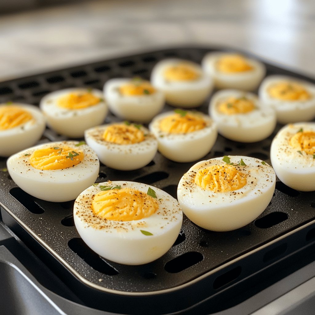 Air Fryer Hard-Boiled Eggs