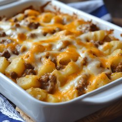 Cheesy Hamburger Potato Casserole