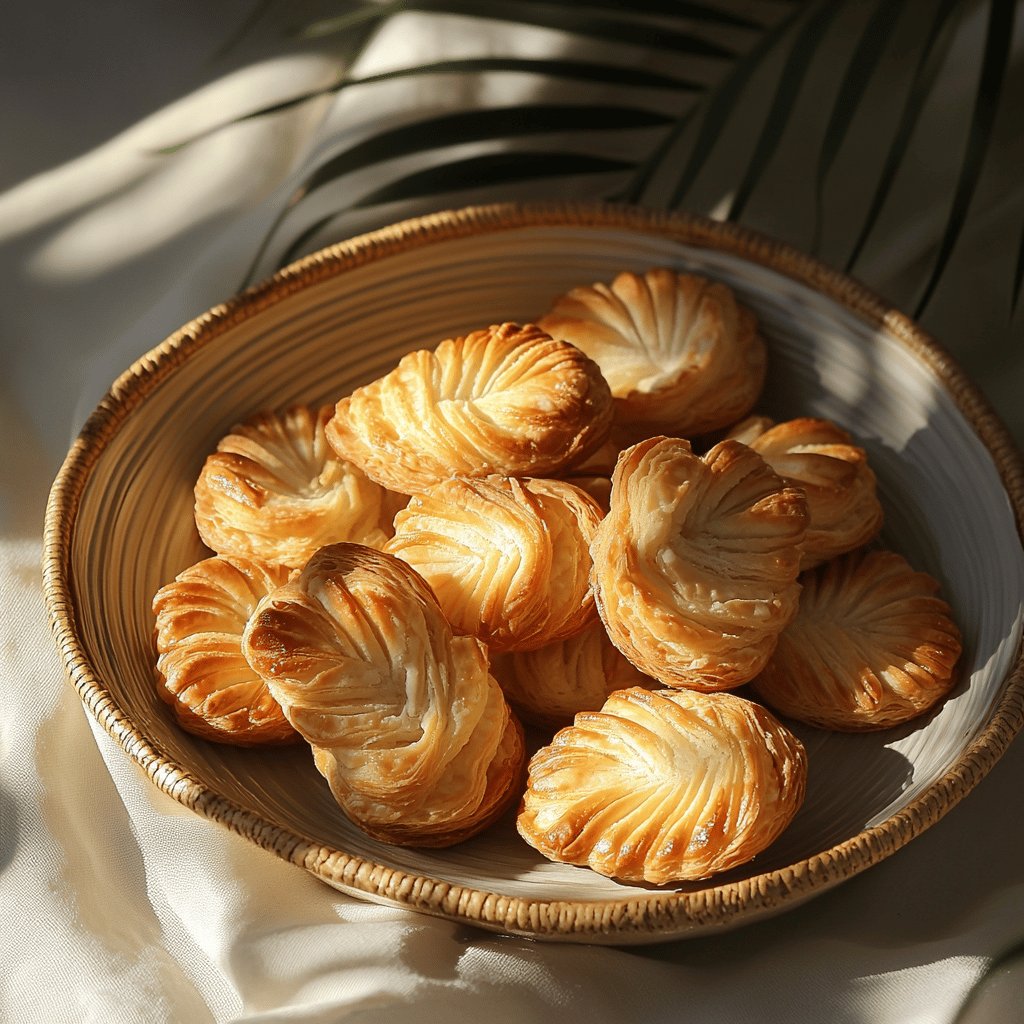 Petits palmiers feuilletés apéro