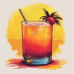 Cocktail Tequila Sunrise