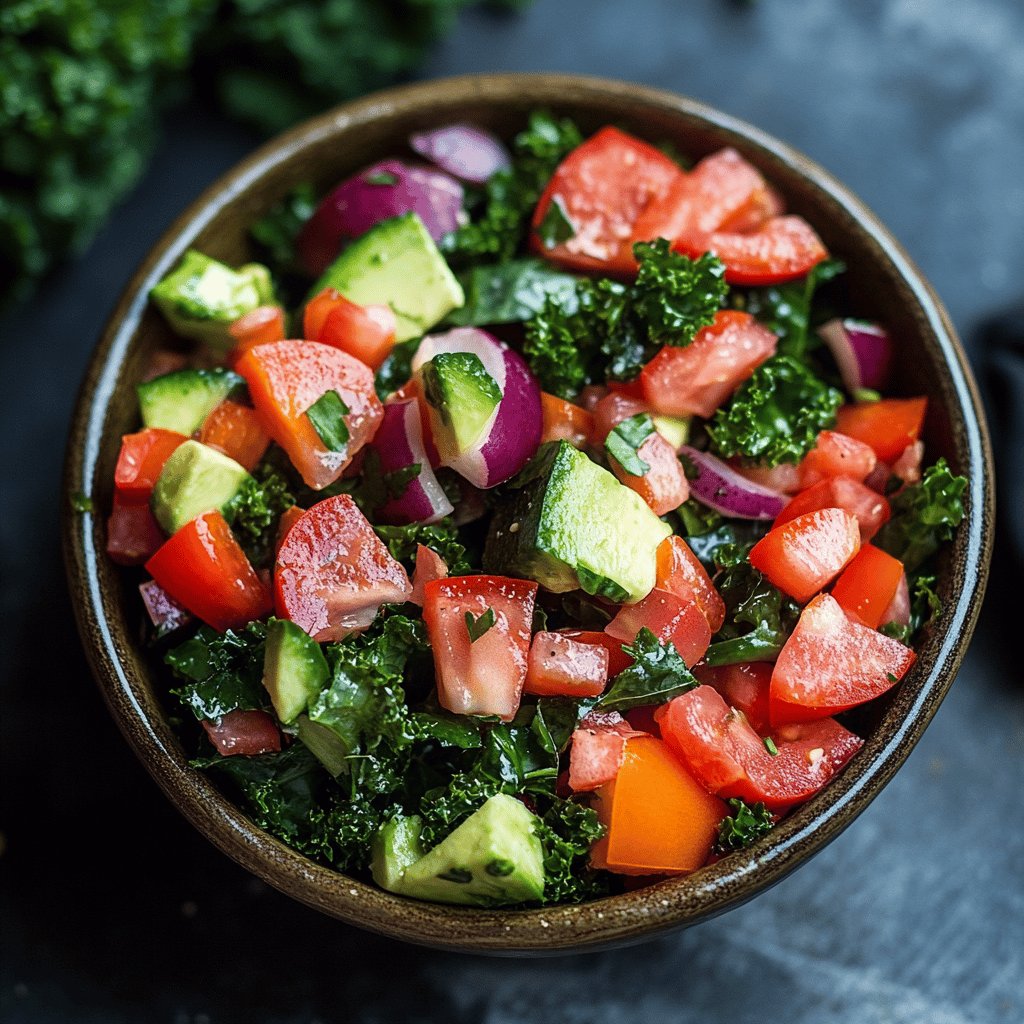 Refreshing Summer Kale Salad