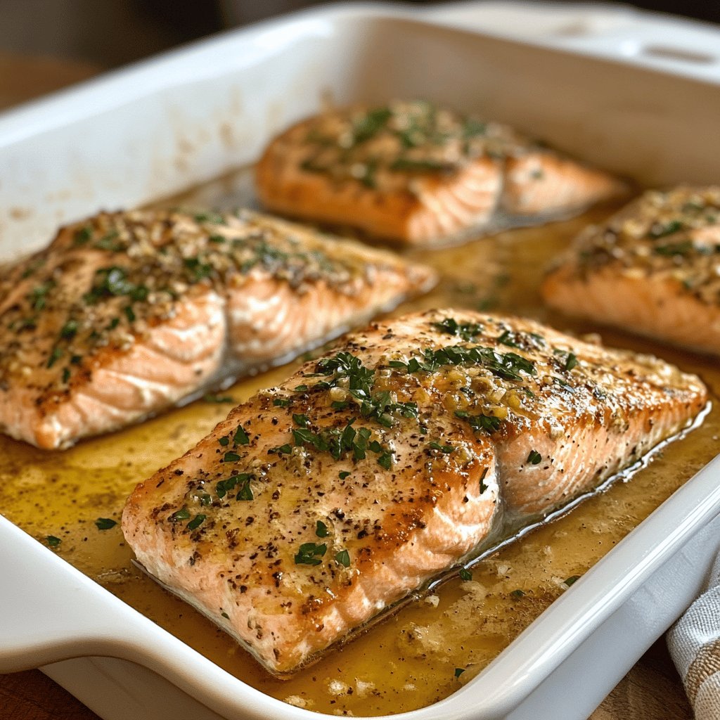 Dijon Baked Salmon Fillets