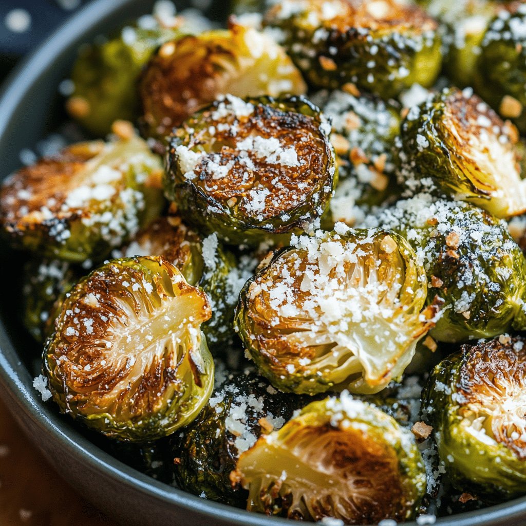 Parmesan Roasted Brussels Sprouts