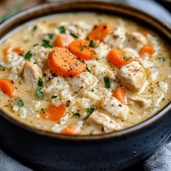 Creamy Chicken and Rice Soup