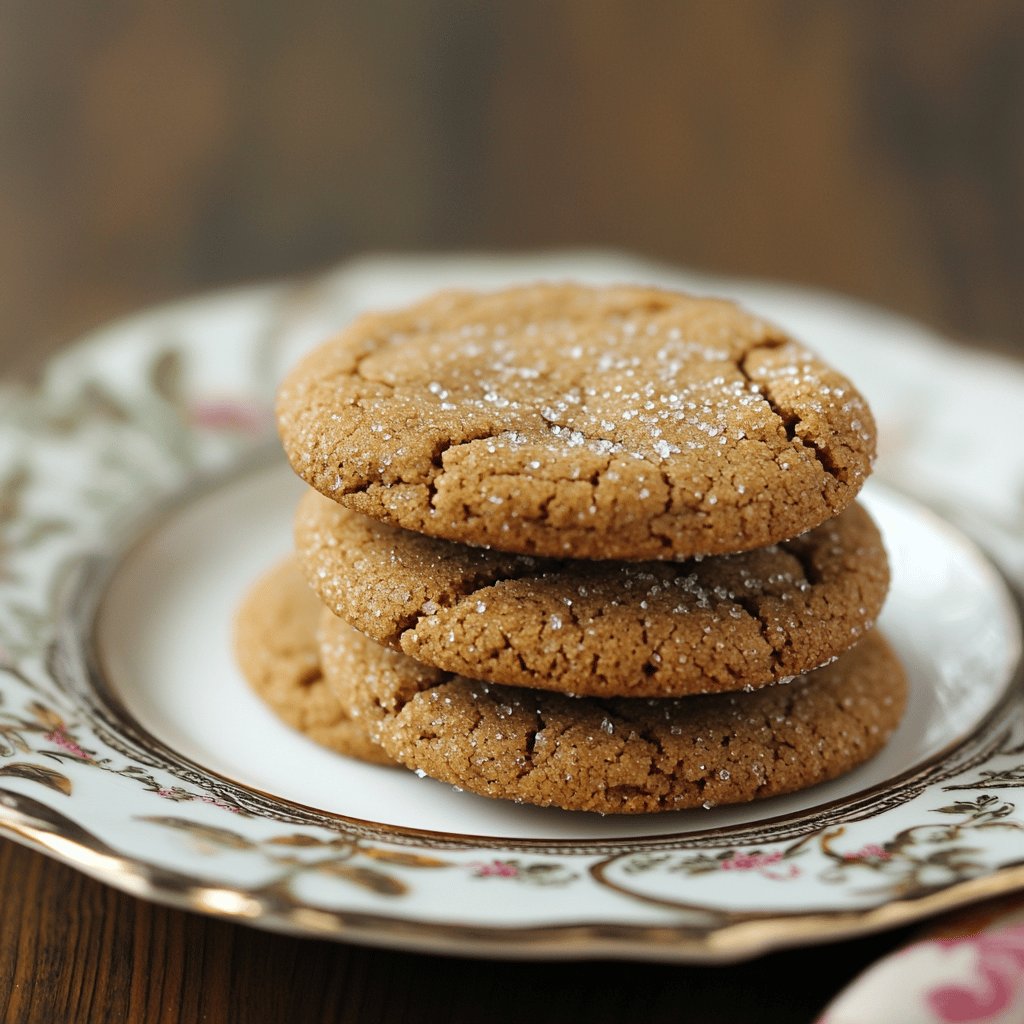 Soft Molasses Cookies