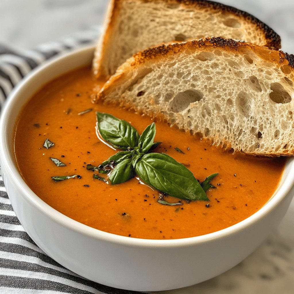 Creamy Tomato Basil Soup