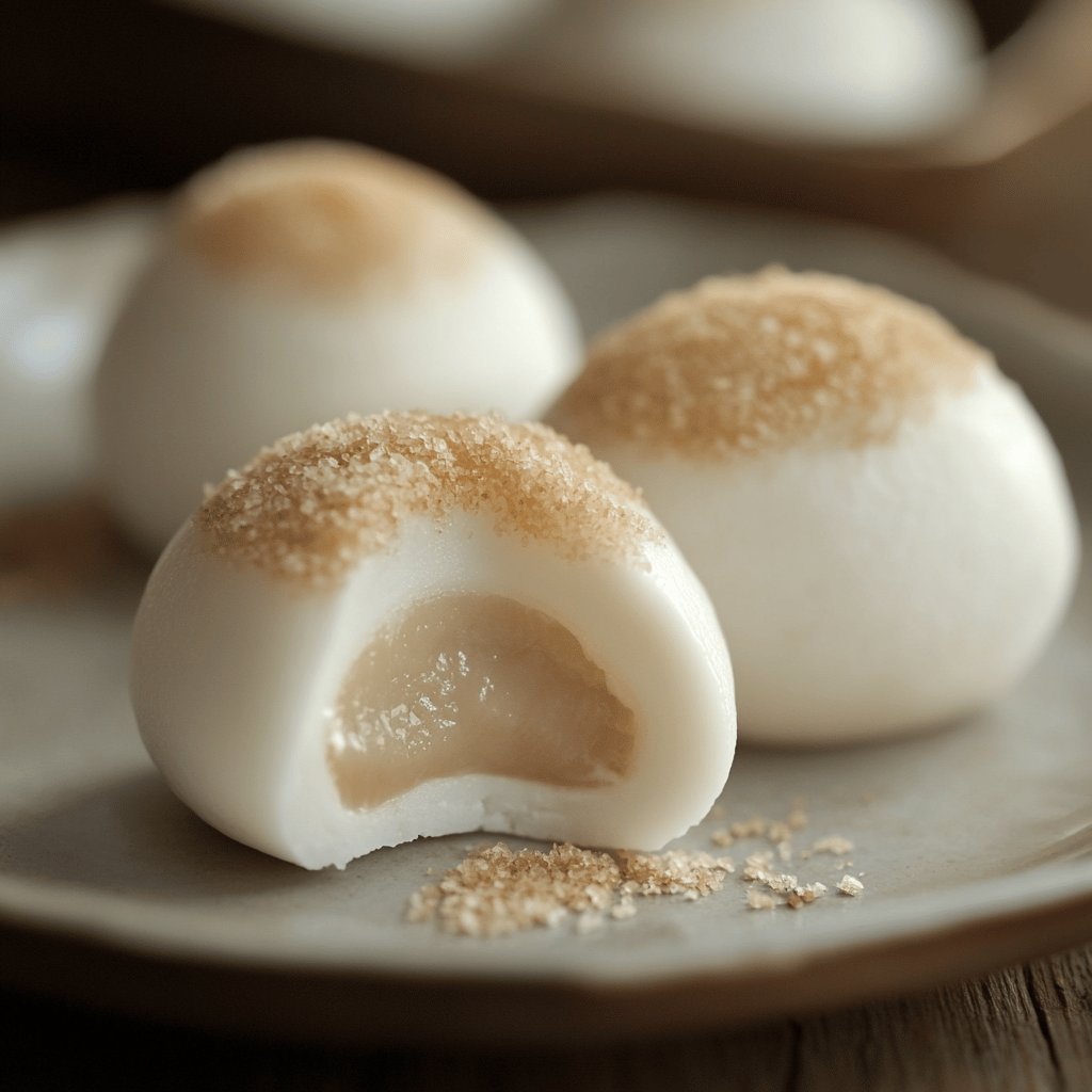 Mochi au spéculoos