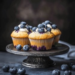 Blueberry Cream Muffins