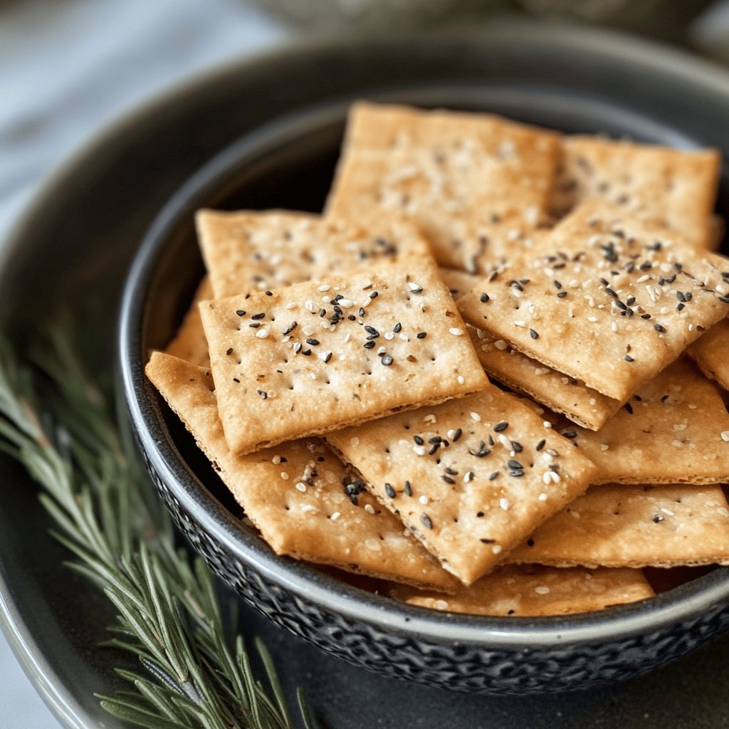 Crackers aux graines maison