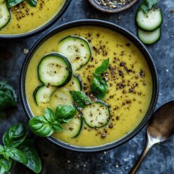 Soupe de courgette au curry