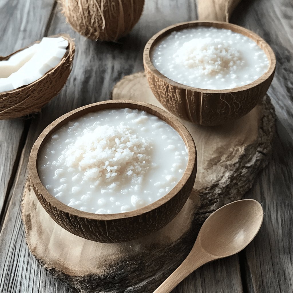 Tapioca au lait de coco