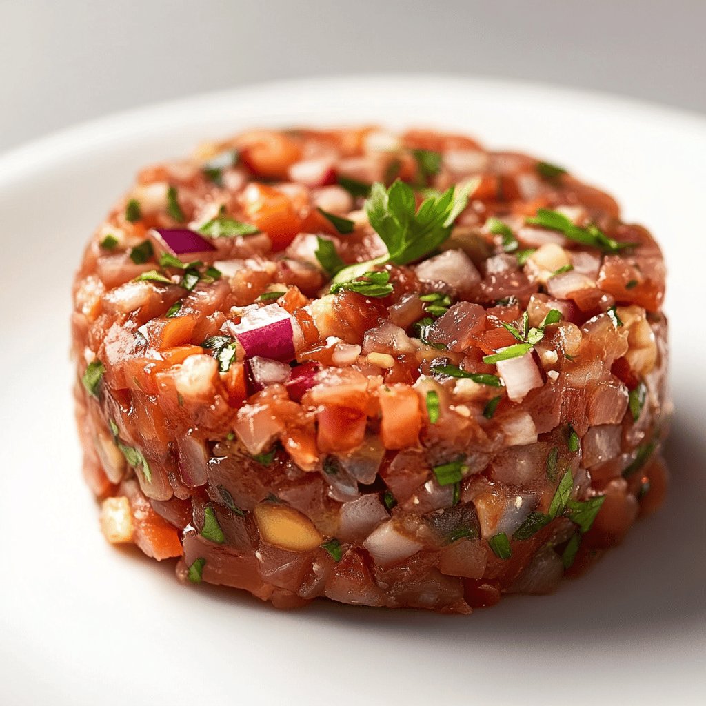 Tartare de thon rouge classique