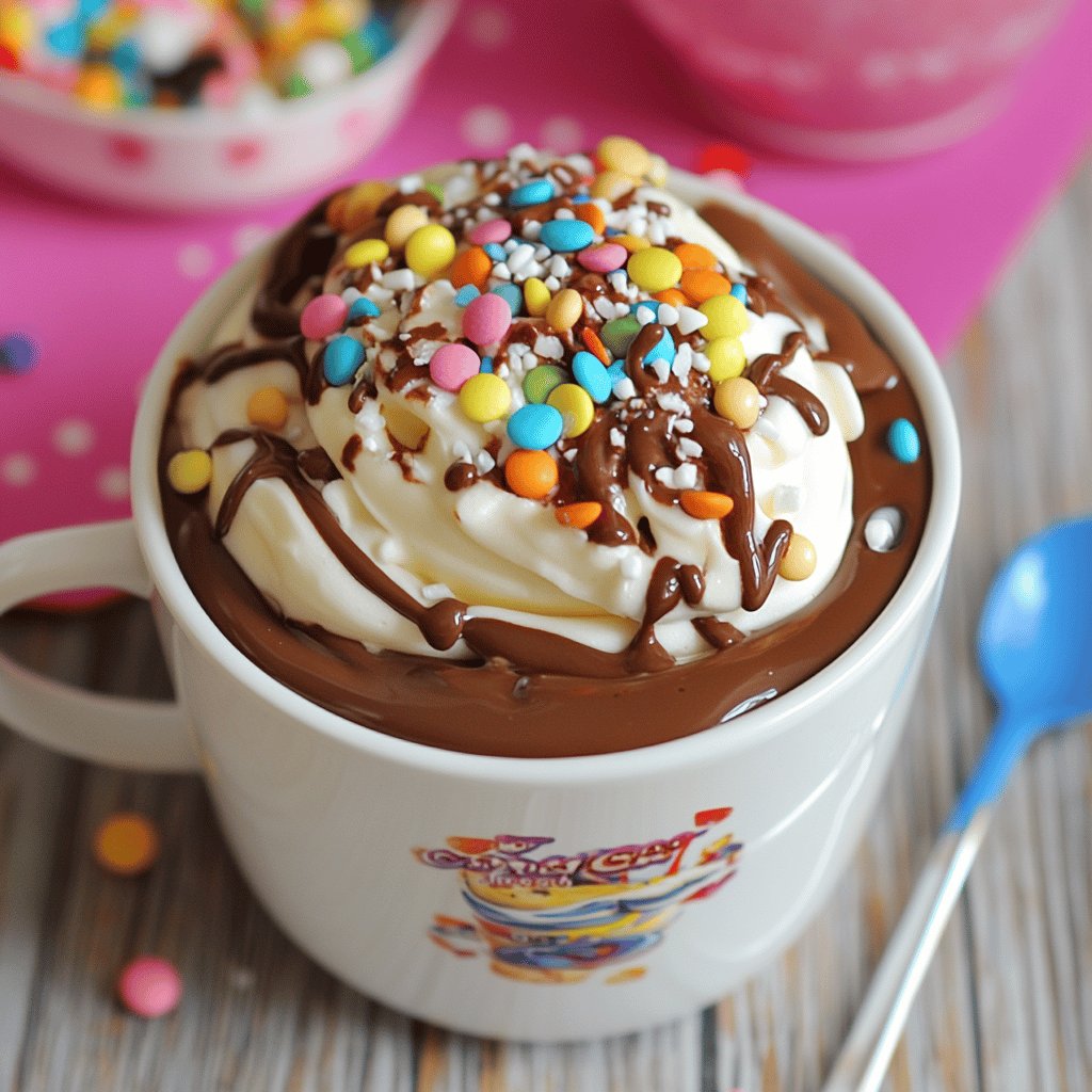 Mug Cake au Nesquik pour Enfants