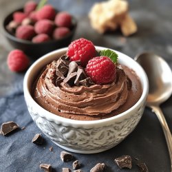 Mousse au chocolat rapide