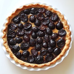 Tarte aux prunes maison