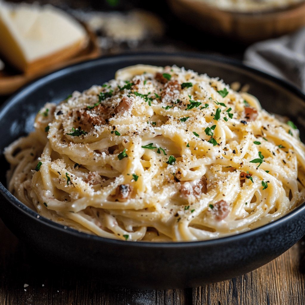 Délicieuses pâtes carbonara