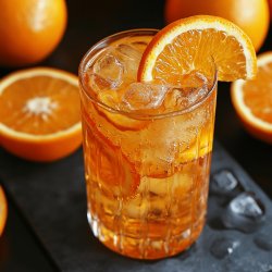 Fresh Orange Vodka Cocktail