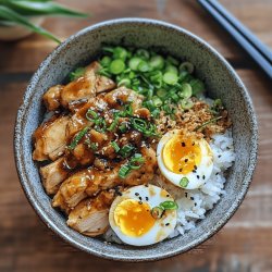 Japanese Chicken & Egg Rice Bowl