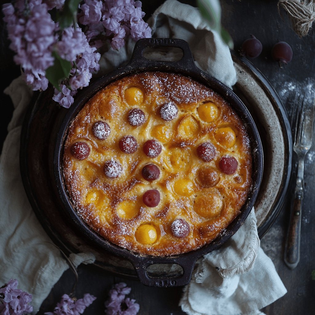 Clafoutis aux mirabelles