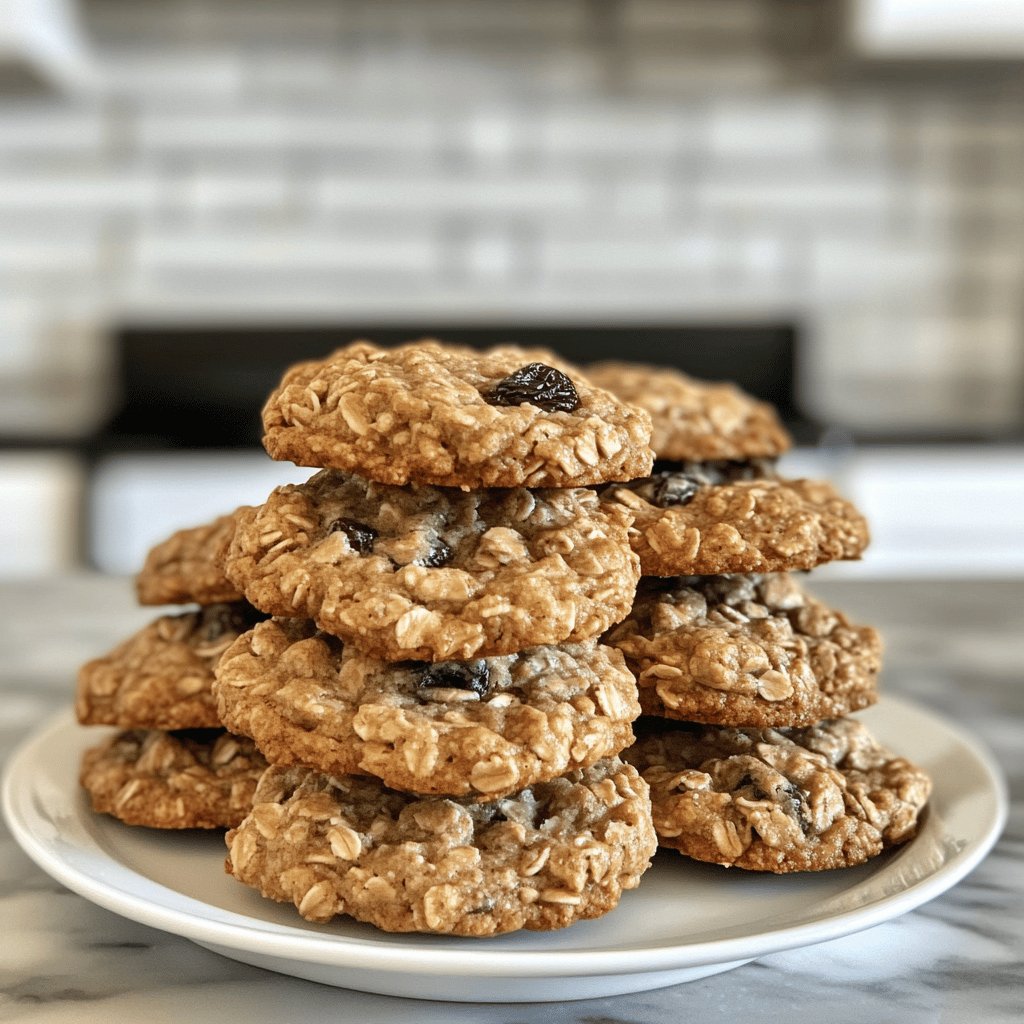 Classic Oatmeal Raisin Cookies