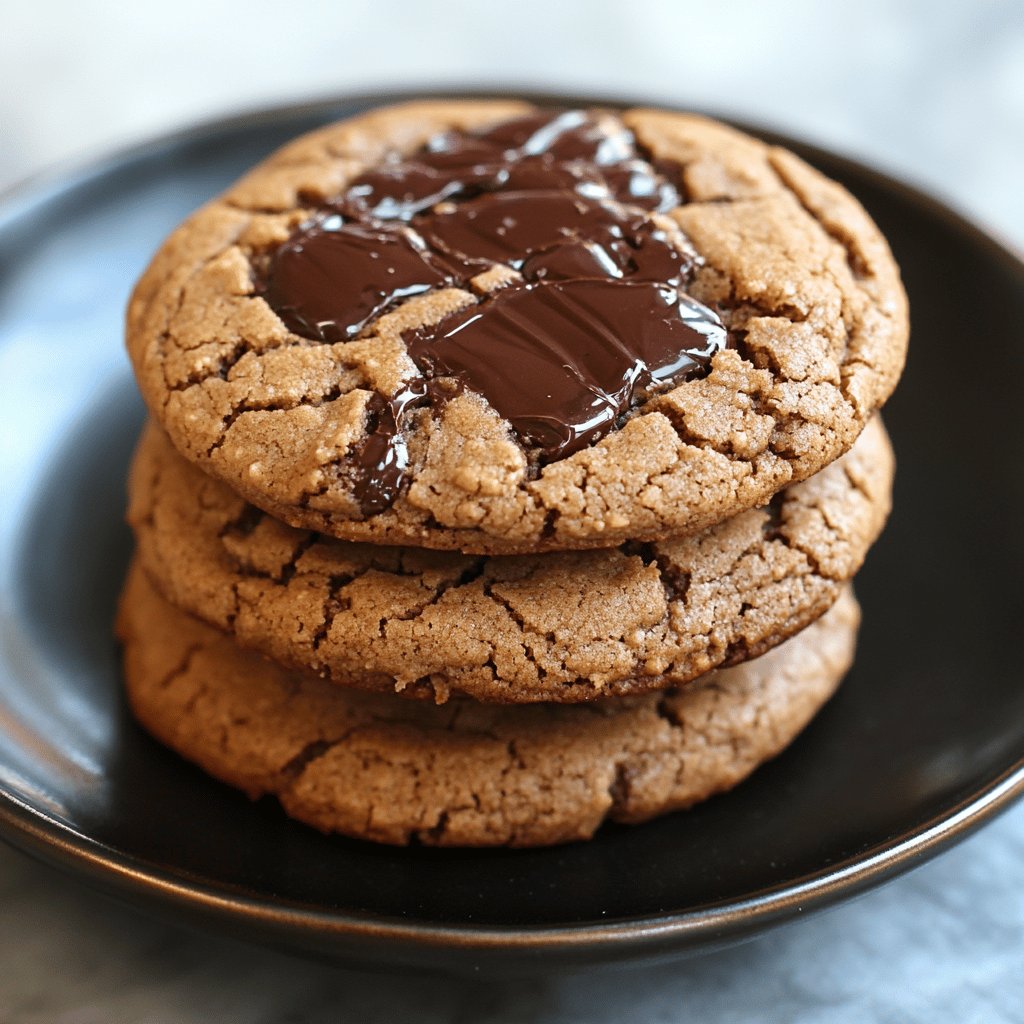 Easy Peanut Butter Chocolate Cookies