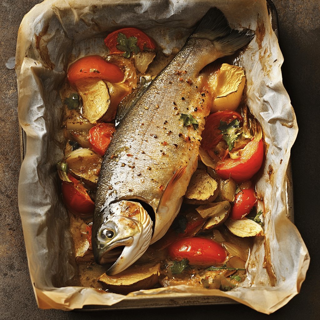 Oven-Baked Rainbow Trout