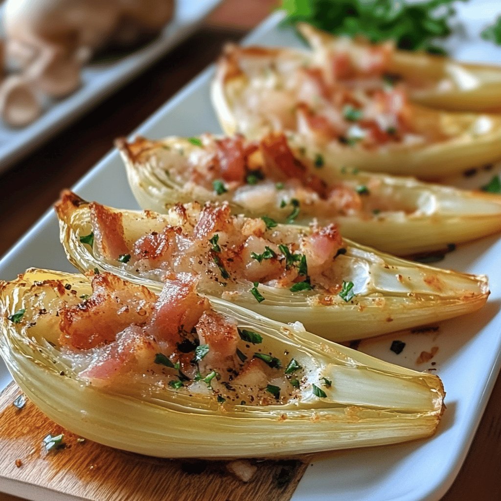 Endives au jambon gratinées